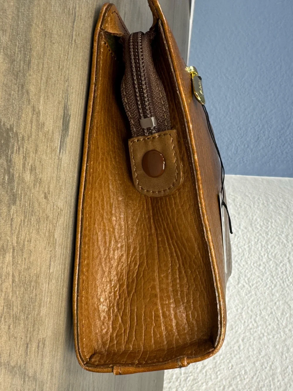 Vintage Georges Rech Paris Mens Leather Document Case Portfolio NWT